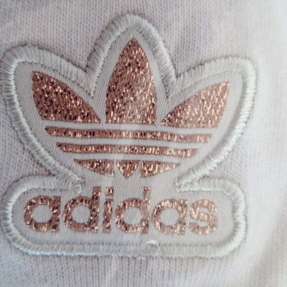 Adidas 100% Cotton Short Sleeve Crop Top Linen Color Women's Size US 3X - Picture 14 of 16